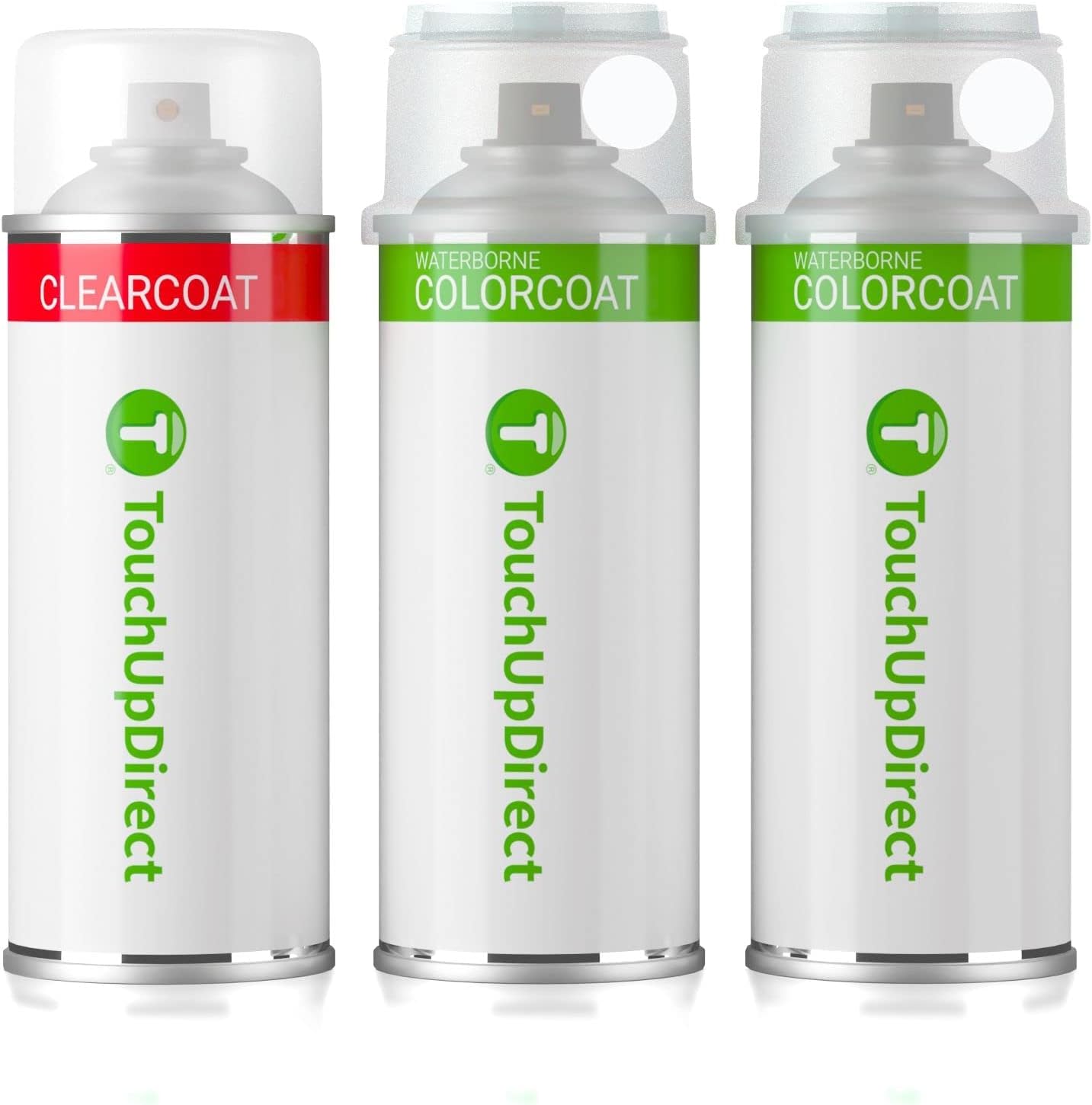TouchUpDirect UG White Platinum Pearl Tricoat Compatible With Ford Exact Match Touch Up Paint Aerosol – Essential Package