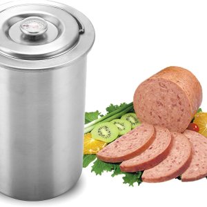 RoseFlower Máquina de prensa de carne de jamón de acero inoxidable para hacer carne casera saludable para delicatessen  Cocina, tocino, sándwich, RoseFlower Máquina de prensa de carne de jamón de acero inoxidable para hacer carne casera saludable para delicatessen  Cocina, tocino, sándwich,