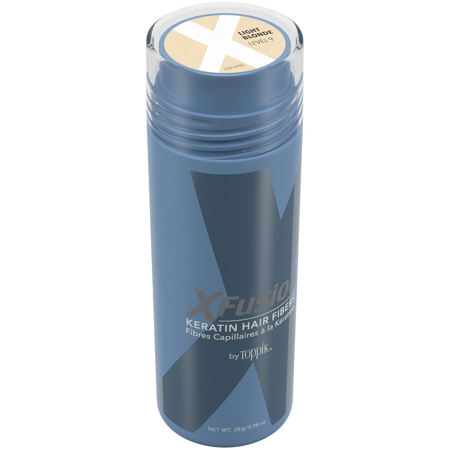 XFusion – Fibras capilares de queratina, color negro (tamaño grande, 0.99 oz)
