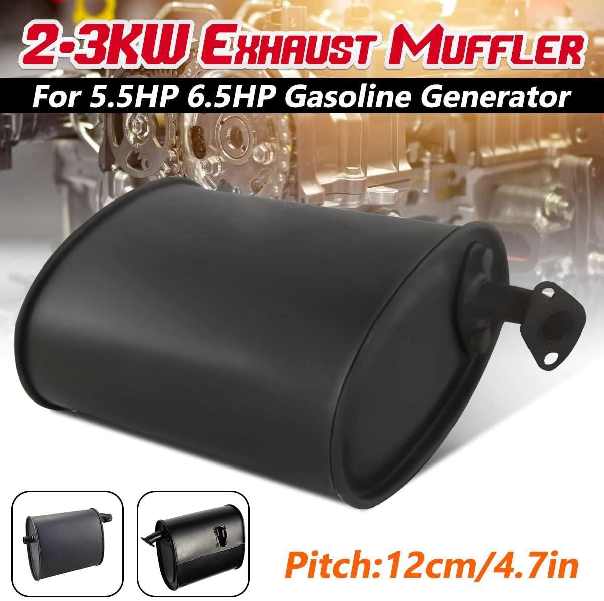 pizarra Generador de gasolina Universal 2-3KW Silenciador de escape para 5.5HP 6.5HP 3500W 4000W Accesorios