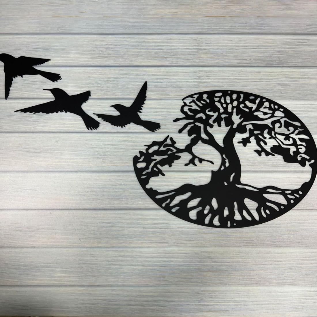 Catoka Arte de pared de metal moderno Letreros metálicos, Decoración del hogar, Amor aves Estilo moderno, Guirnaldas, Colibríes, Feng Shui,