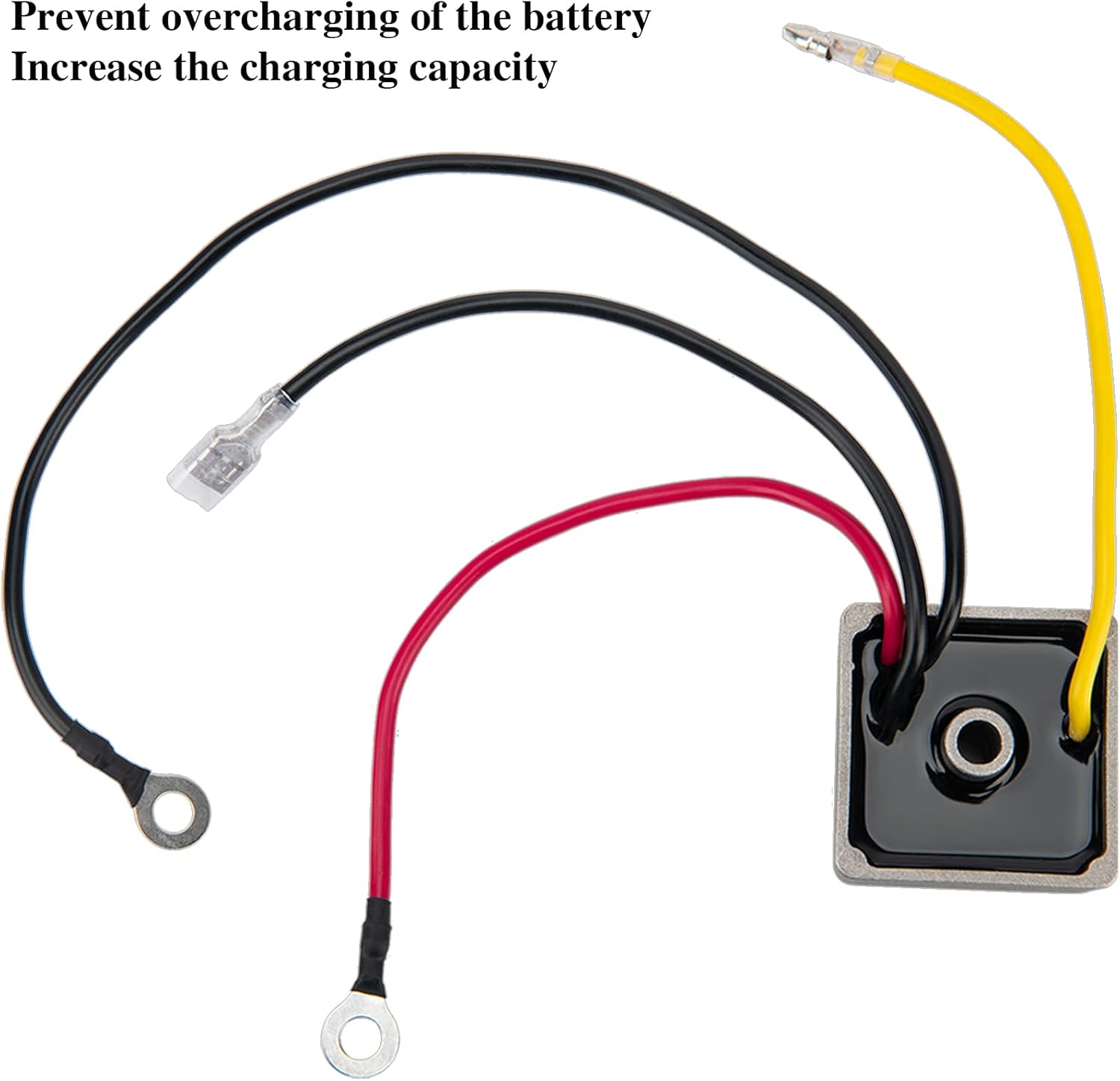 Paquete de 2 rectificadores de regulador de voltaje de coche Club para carrito de golf DS Carryall 1992-2007 a gas 1015777 102710101 1027101-01