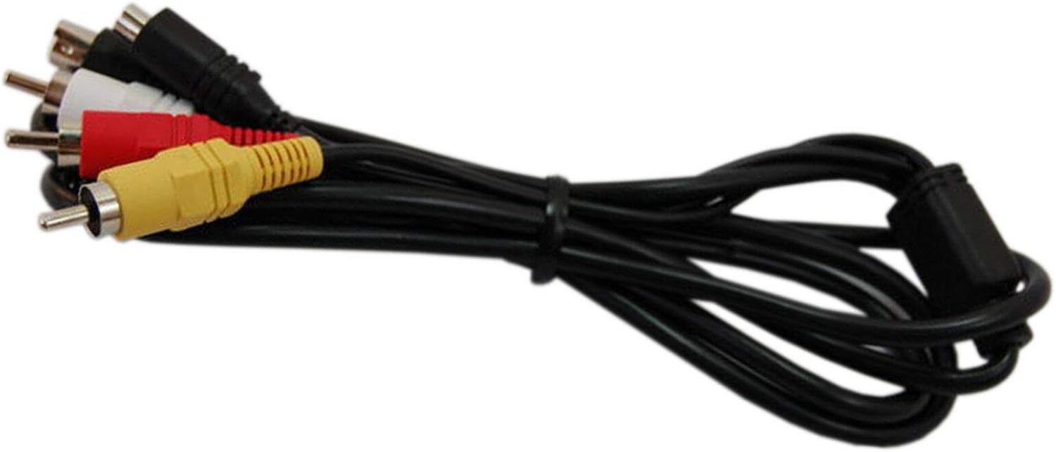 HQRP Cable de audio y video AV compatible con videocámara Sony Handycam HDR-CX7, HDR-FX7, HDR-HC5, HDR-HC7