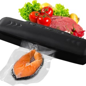 Máquina selladora al vacío de alimentos, sellador automático de alimentos de un solo toque, sistema de sellado de aire para almacenamiento de Máquina selladora al vacío de alimentos, sellador automático de alimentos de un solo toque, sistema de sellado de aire para almacenamiento de