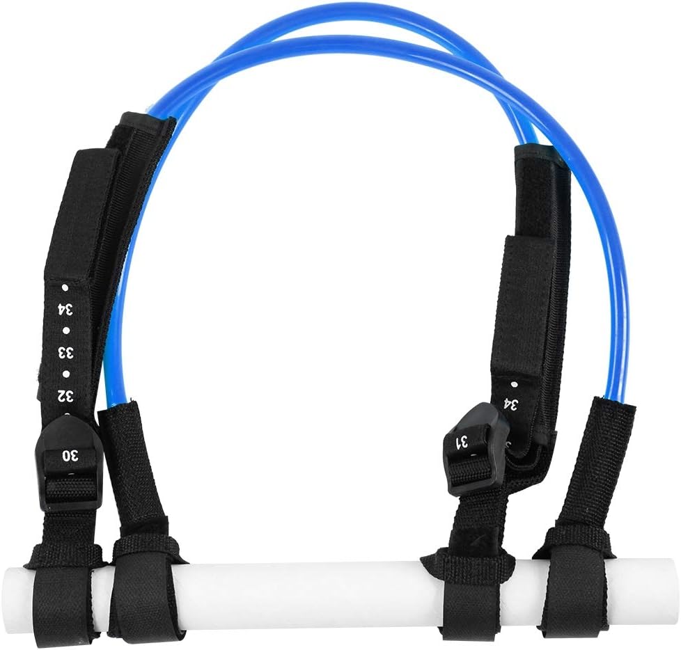 EVTSCAN Cuerda de correa de surf, 2 unidades de 28 a 34 pulgadas, color negro, ajustable, para tabla de surf, para equipo de windsurf