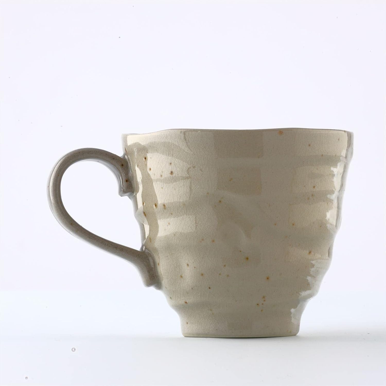 Juego de 2 tazas de café de cerámica japonesas Mino Yaki (Ware), diseño de poema japonés Jizo, gris, 8.8 onzas líquidas, tazas de té hechas a mano,