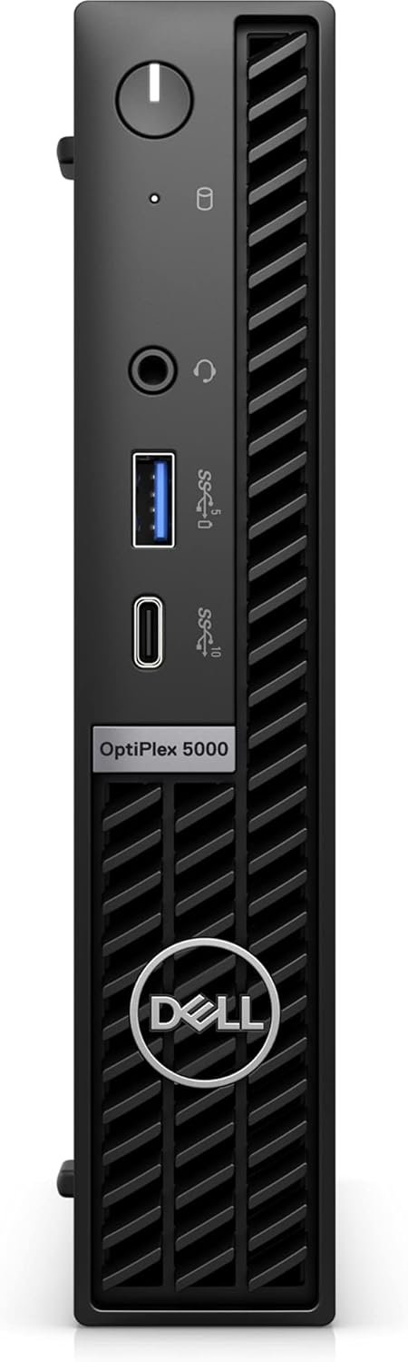 Dell Optiplex 5000 5000 Micro Tower – Torre de computadora de escritorio (2022)  Core i5 – Disco duro SSD de 256 GB – 8 GB de RAM  6 núcleos a 3.9