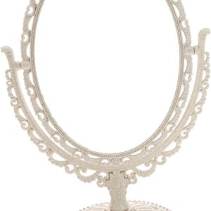 FRCOLOR Espejo de tocador, escritorio de oficina, escritorio giratorio, espejo de maquillaje, decoración de tocador, espejo de aumento, espejo FRCOLOR Espejo de tocador, escritorio de oficina, escritorio giratorio, espejo de maquillaje, decoración de tocador, espejo de aumento, espejo