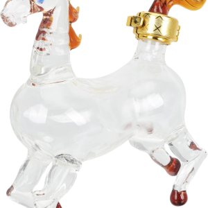 HEMOTON Decantador de bourbon Botella de vino con tapón Botellas vacías para caballo Botella de whisky Botellas vacías Copas de Martini de animales HEMOTON Decantador de bourbon Botella de vino con tapón Botellas vacías para caballo Botella de whisky Botellas vacías Copas de Martini de animales