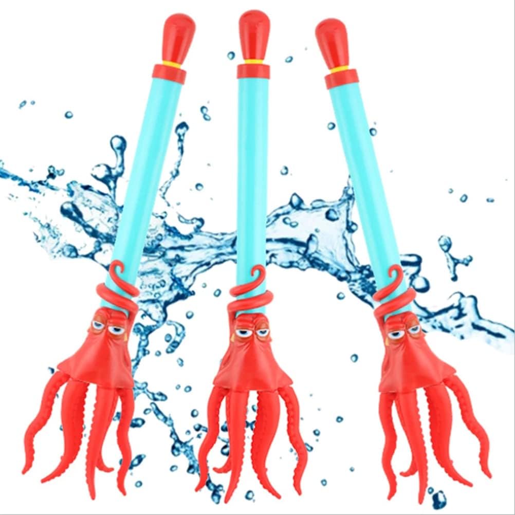 Juguete de agua de animales marinos para niños, juguete de disparo en forma de animal, pulpo, pez payaso, juguete de verano, al aire libre,