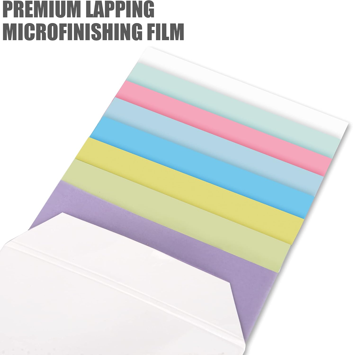 Película de microacabado con PSA – Juego de 8 hojas de pulido de 4.25 x 11 pulgadas para sistema de afilado afilado aterrador – Óxido de aluminio AO