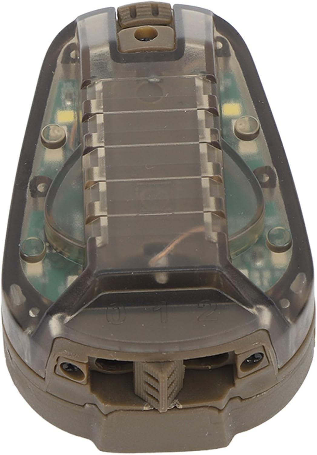 CHICIRIS Luz militar para casco, luz de señal de supervivencia militar, nailon antideslizante impermeable para exploración al aire libre