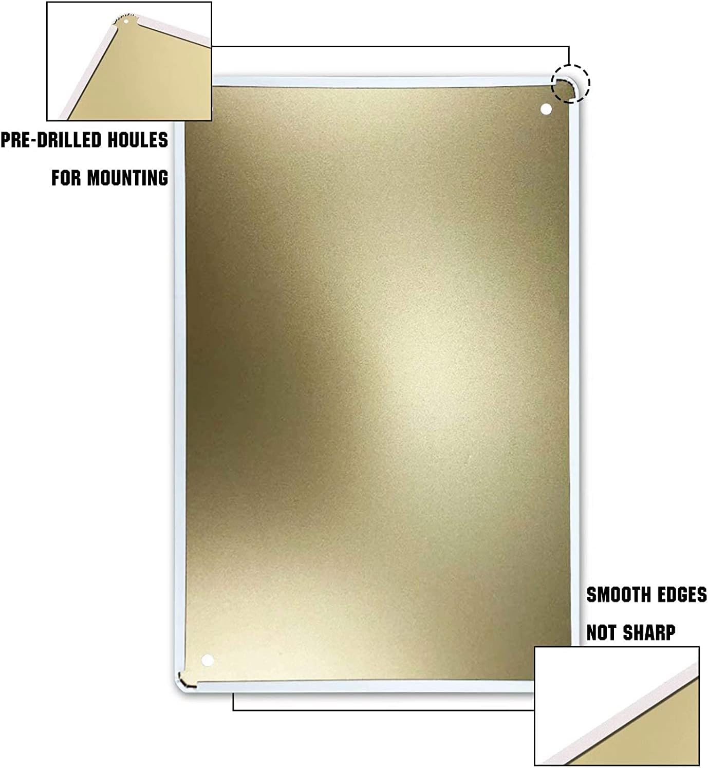 Carteles de metal con conocimiento de tortuga de carey de biología, decoración de pared para aula, pósteres de estaño, placas educativas para