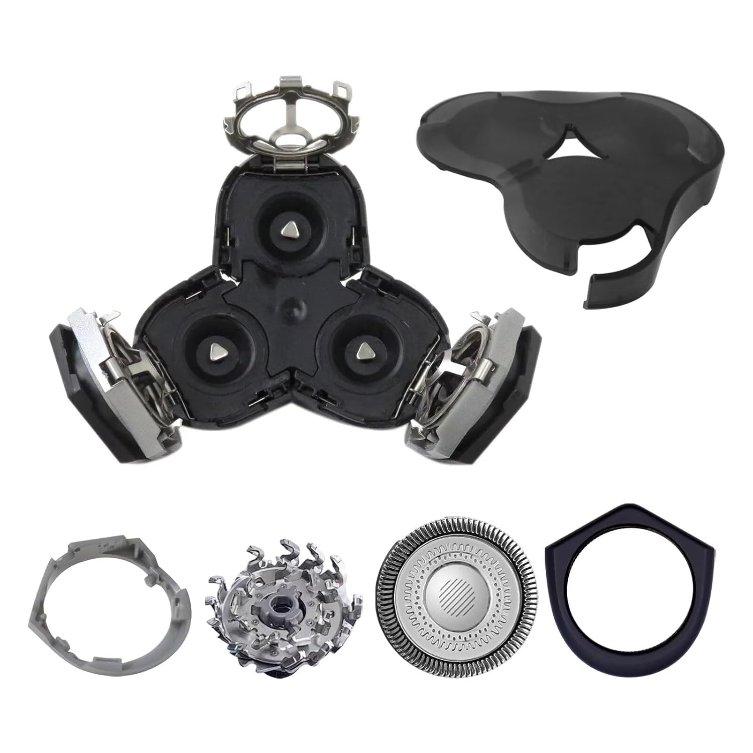 Cabezal de repuesto para Philips Norelco RQ10 Arcitec Genérico Razor Unidad de Afeitar Triple Track Fabricado por gmz