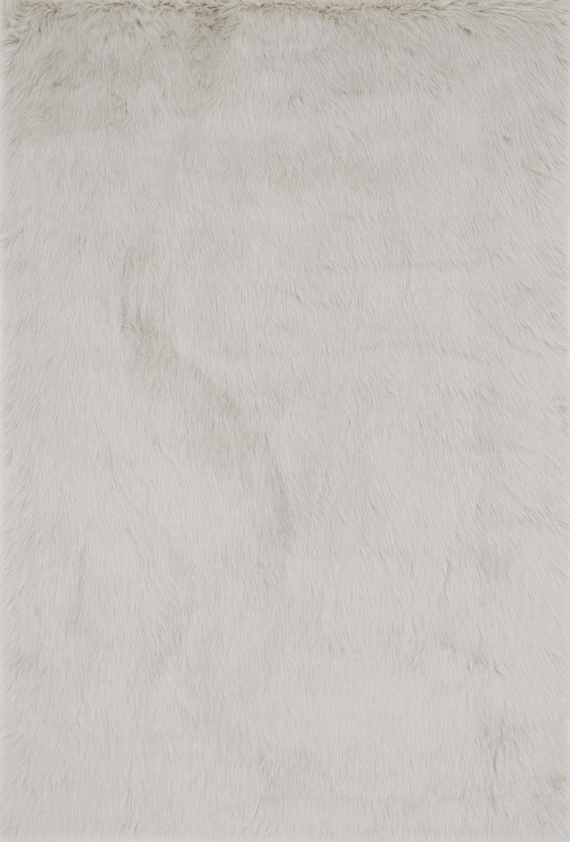 Loloi Rugs Danso Shag Collection Stone Shags – Alfombra de área de 1 pie-6 pulgadas x 1 pie-6 pulgadas