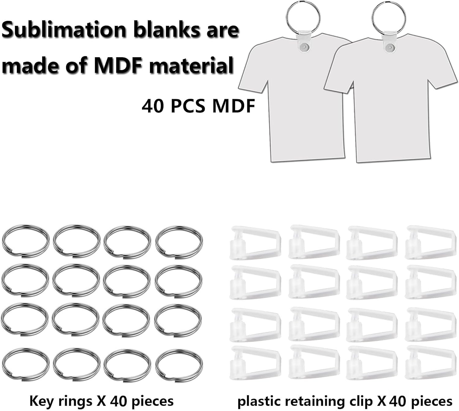 120 piezas llavero de sublimación en blanco MDF de doble cara transferencia de calor fútbol sublimación llaveros en blanco a granel (jersey), Jersey