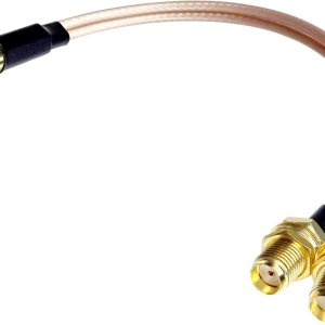 Goupchn Cable divisor SMA macho a doble SMA hembra Cable divisor RG316 Y Cable divisor 4G LTE Antena Adaptador Cable Divisor 50 Ohm 6.7 in Goupchn Cable divisor SMA macho a doble SMA hembra Cable divisor RG316 Y Cable divisor 4G LTE Antena Adaptador Cable Divisor 50 Ohm 6.7 in