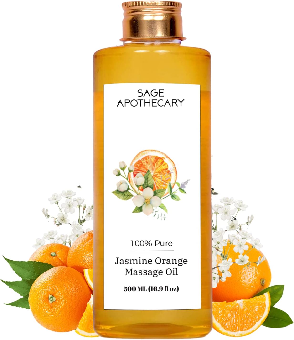 Sage Apothecary Aceite de masaje para alivio articular  Terapia de tejido profundo de cuerpo completo  Relajante dolor muscular y ansiedad