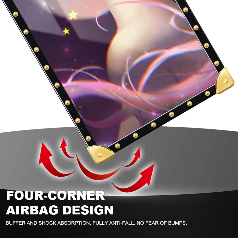 DAIZAG Funda de teléfono a cuadros de Navidad personalizada con nombre personalizado, funda dorada a prueba de golpes para iPhone 15 14 13 12 11 Xs