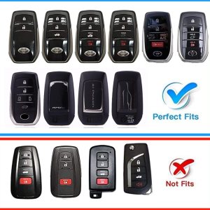 linwei Compatible con Toyota Venza Land Cruiser Rav4 Prime Fortuner Alphard – Funda para llavero de automóvil de TPU para mujereshombres, para llave linwei Compatible con Toyota Venza Land Cruiser Rav4 Prime Fortuner Alphard – Funda para llavero de automóvil de TPU para mujereshombres, para llave