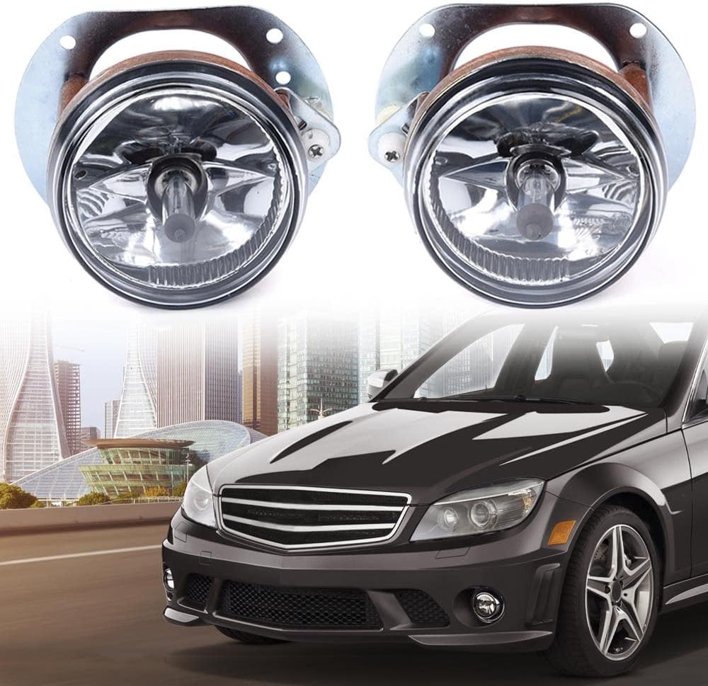 PIT66 Luces antiniebla, compatibles con Benz Clase C 2008-2011Benz Clase CL 2008-2014Benz Clase SL 2009-2012Benz ML CLASS 2008-2011Benz R CLASS
