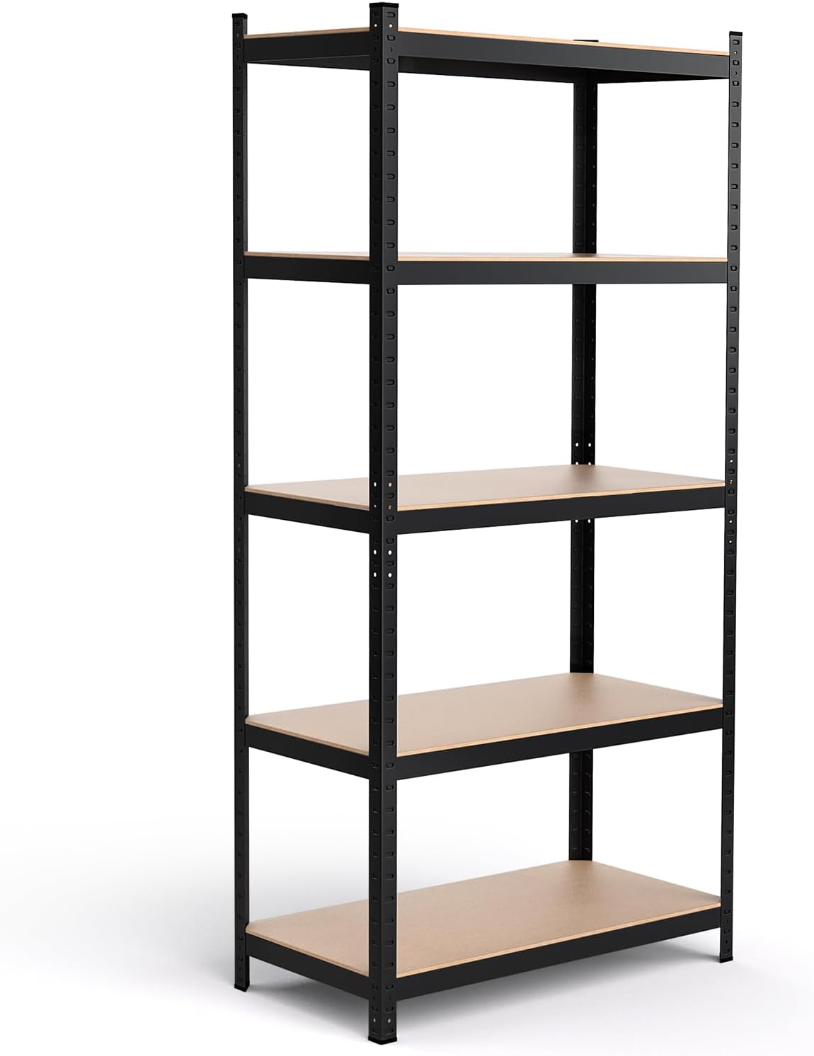 ERGOMASTER Estantes de almacenamiento de garaje de 5 niveles, estantería de garaje de 2920 libras, estantería resistente, ajustable, sin pernos,