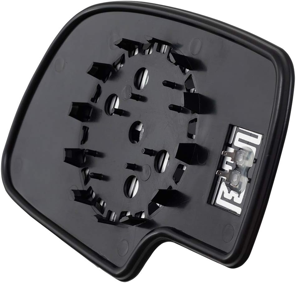 Brock Juego de repuesto para conductor y pasajero, espejos eléctricos para puerta lateral de vidrio y bases calentadas para camioneta Silverado