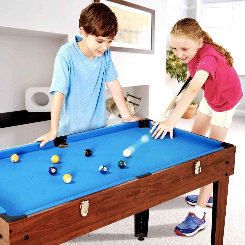 TGA Sports – Tacos de billar de madera de 36 pulgadas, tacos de billar para niños, palos de billar de madera dura, puntas de pegamento de 0.43