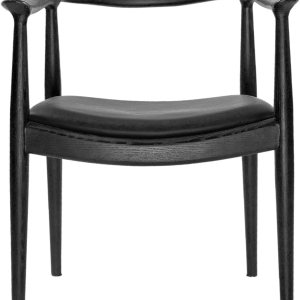 Tomile Silla de comedor tapizada Kennedy, sillas de cocina y comedor modernas de mediados de siglo con asiento acolchado de piel sintética, codo Tomile Silla de comedor tapizada Kennedy, sillas de cocina y comedor modernas de mediados de siglo con asiento acolchado de piel sintética, codo