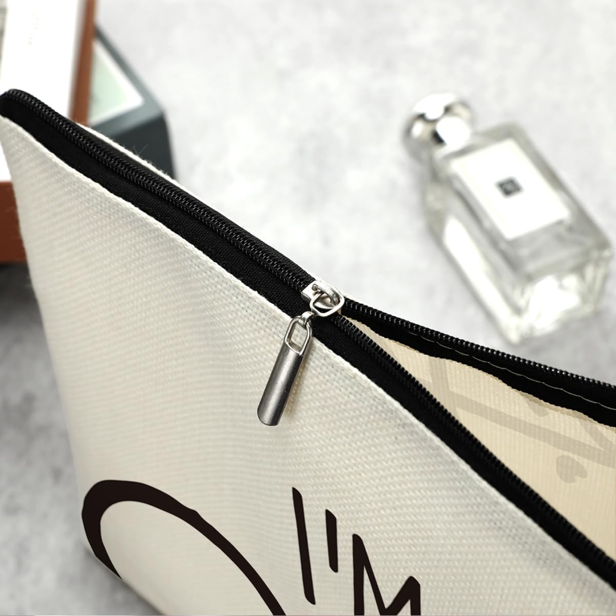 Decohim Bolsa de maquillaje para mujer linda bolsa de cosméticos, Blanco023