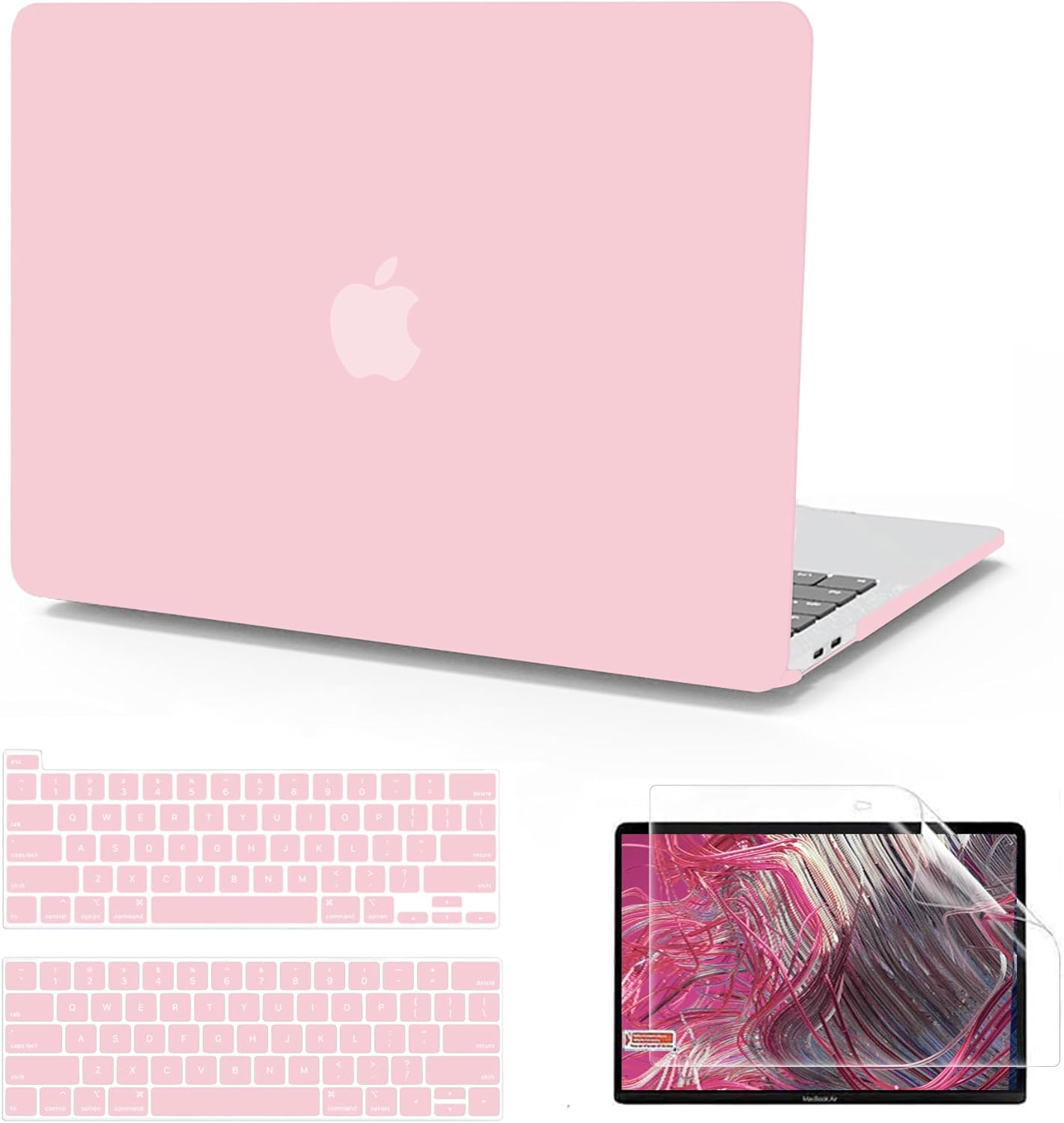 Anban Funda compatible con MacBook Pro de 13 pulgadas 2024 2023 M2, 2022-2016 M1 A2338 A2251 A2289 A2159 A1989 A1708 A1706, carcasa rígida de