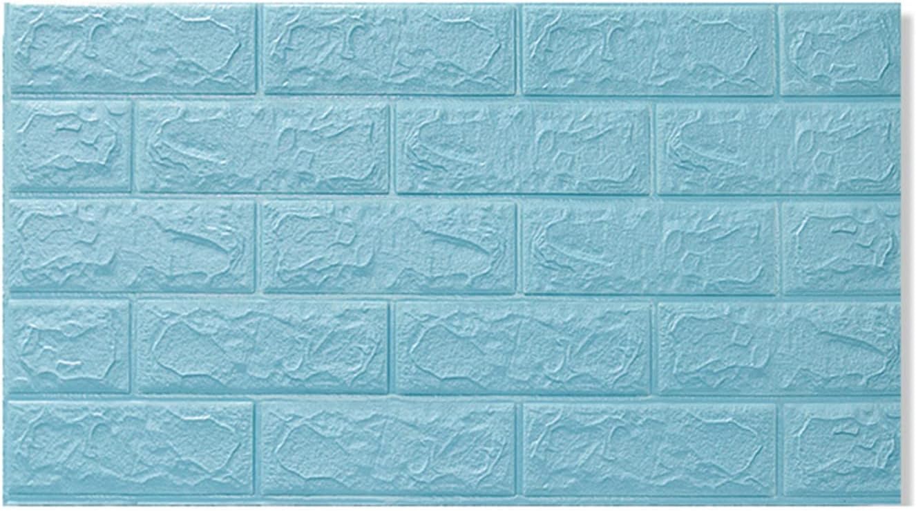 Papel tapiz autoadhesivo 3D de ladrillo 3D, anticolisión, paneles de pared 3D para despegar y pegar, aspecto de madera envejecida, papel tapiz para