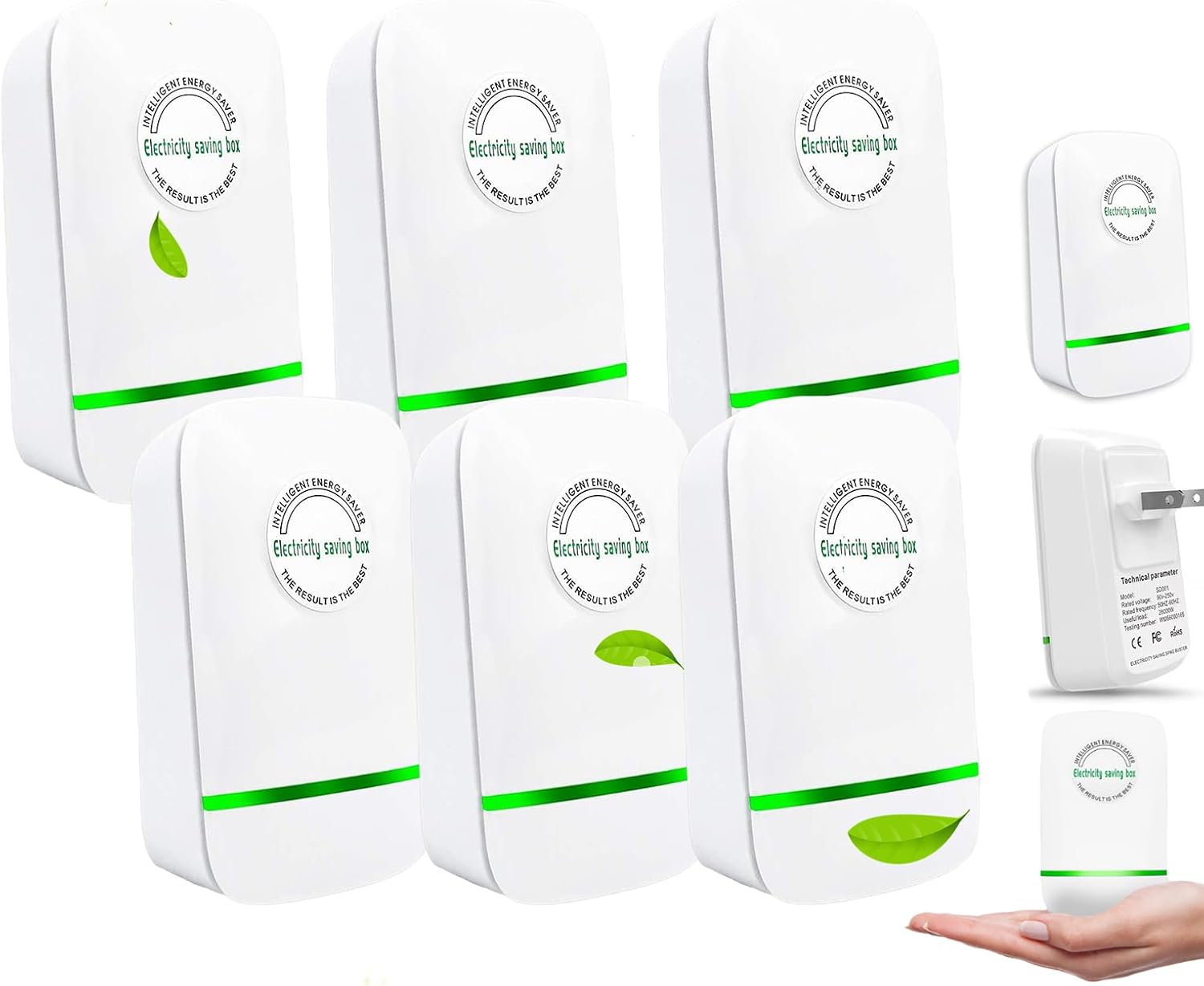 Esaver Watt, Pro Power Saver – Caja de ahorro de electricidad de 30 KW, dispositivo de ahorro de electricidad, dispositivo de mercado de oficina