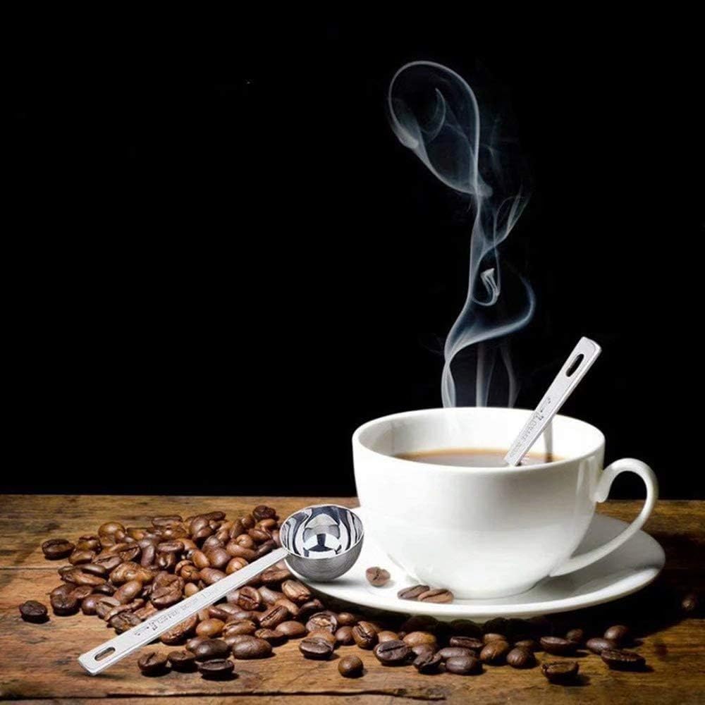Jasni Cuchara medidora de acero inoxidable, 1 cucharada de café, juego de 3