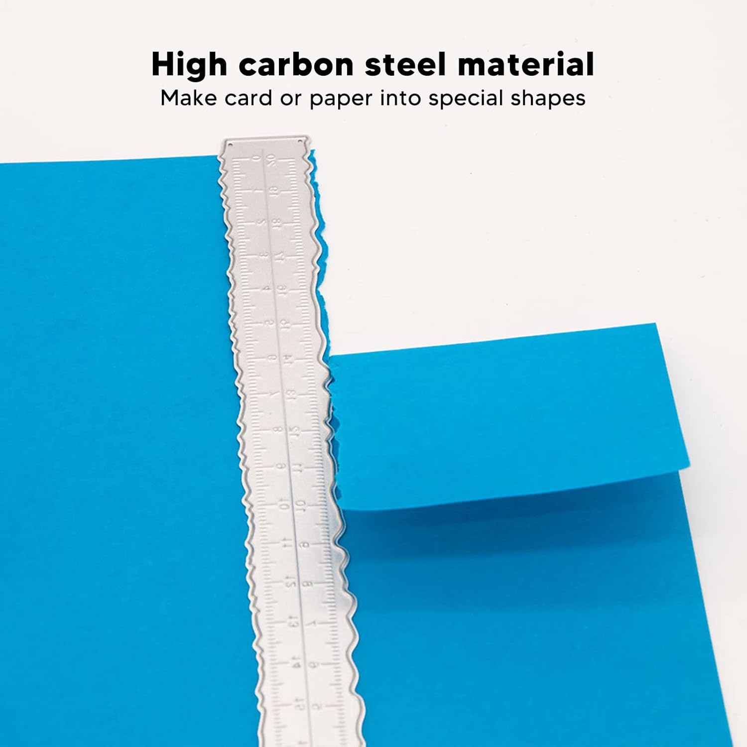 TOPINCN 3 unids Deckle Edge Ruler Paper Tearing Ruler Craft Ruler Paper Ripper Tool Deckled Edge Cortador de papel Herramienta ligera para hacer