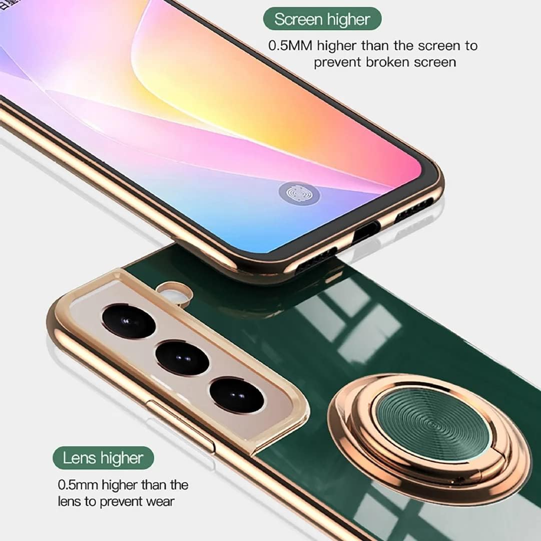 Funda ligera de lujo para teléfono con anillo trasero de color sólido para Samsung Galaxy A22 A32 A72 A82 A24 A34 A33 A52 A14 A54 A53 A13 5G 4G
