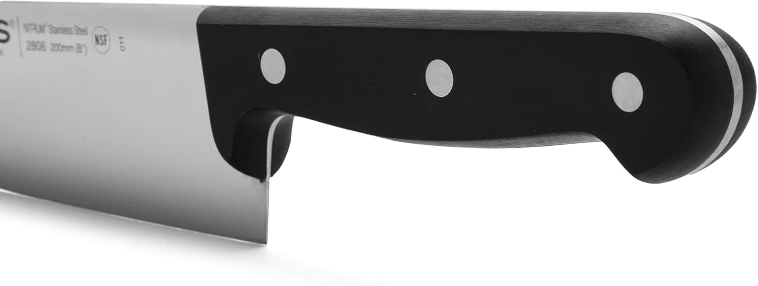 Arcos Juego de Cuchillos 2 Piezas – Acero Inoxidable Nitrum y Hoja mm. 12.80 oz. Cuchillo de Cocina Profesional para Cocinar Mango Ergonómico