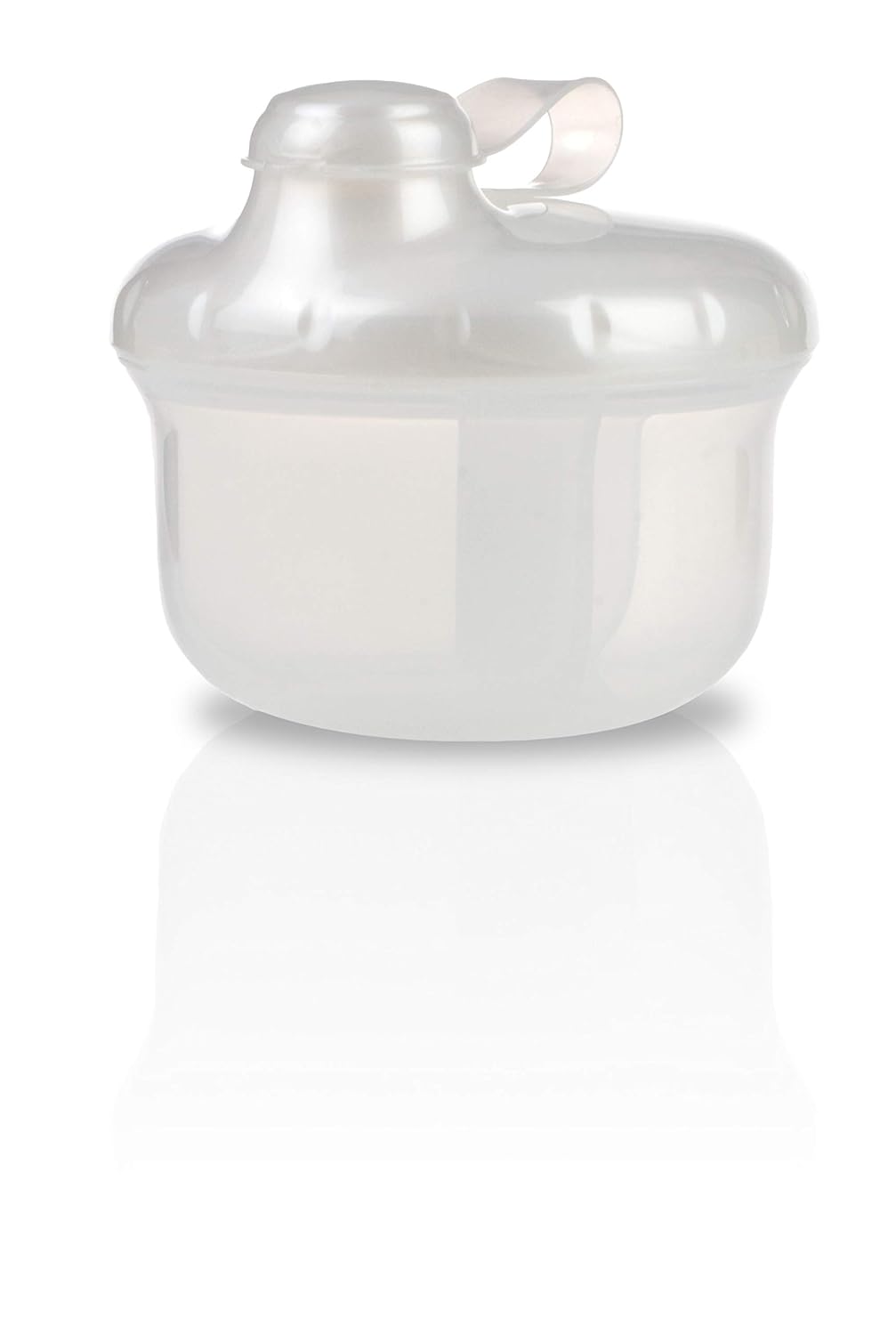 Nuby Dispensador de fórmula en polvo, 3 compartimentos, color blanco
