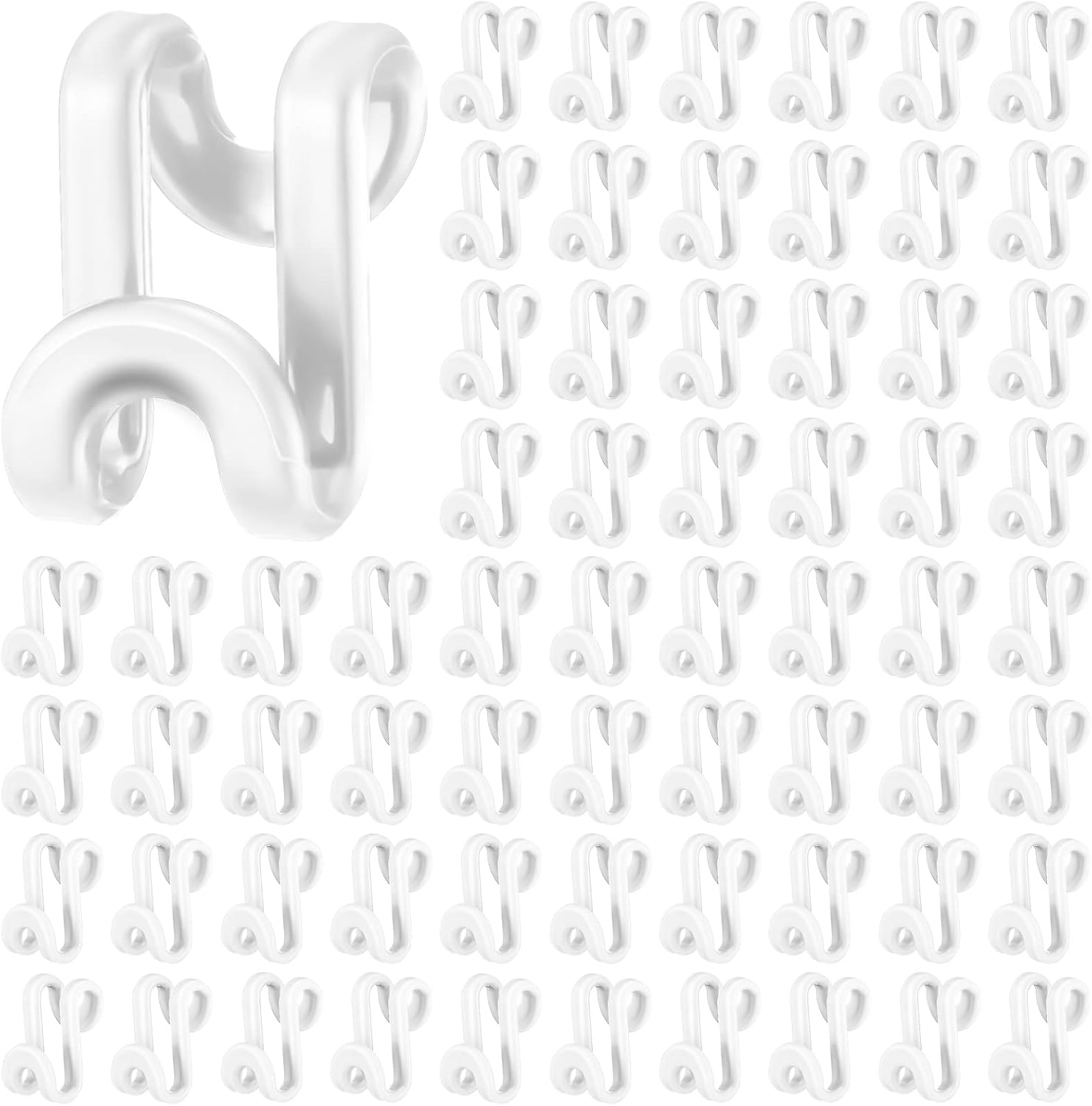 150 piezas de triangulos para colgar ropa, ganchos apiladores de plástico, mini ahorro de espacio, clips extensores para organizador, armario, ropa,