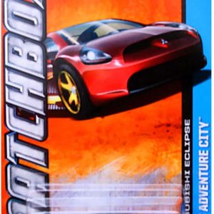 Matchbox 2013 MBX Adventure City Mitsubishi Eclipse en Rojo Matchbox 2013 MBX Adventure City Mitsubishi Eclipse en Rojo