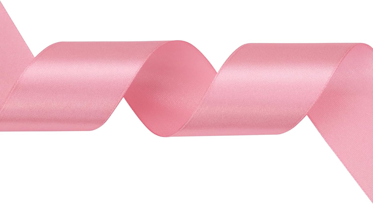 Cinta de satén color oro rosa de 1.5 pulgadas, rollo de cinta de 50 yds de tela unicolor, para invitaciones de boda, ramos de novia, costura,