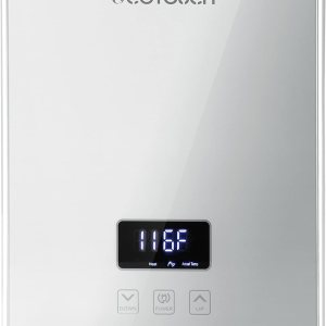 Calentador de agua eléctrico sin tanque bajo demanda de 240 V, ECOTOUCH 5.5KW calentador de agua caliente para fregadero, calentador de agua Calentador de agua eléctrico sin tanque bajo demanda de 240 V, ECOTOUCH 5.5KW calentador de agua caliente para fregadero, calentador de agua