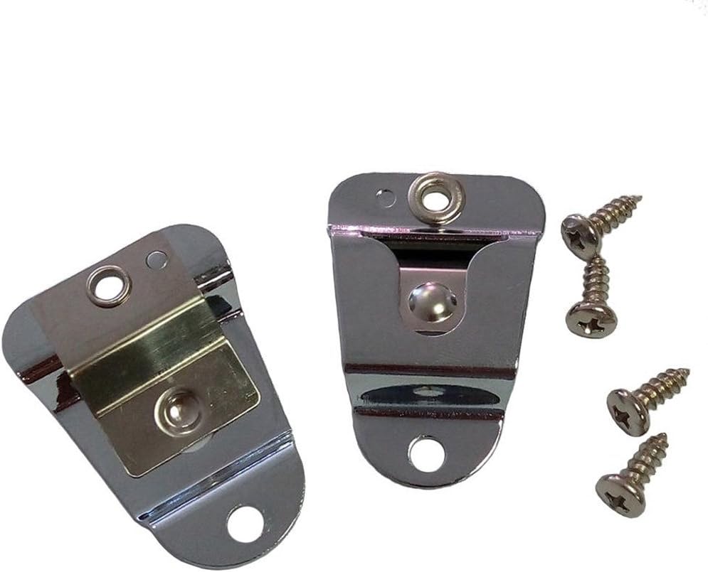Paquete de 2 clips de calidad para colgar micrófono, clip de clip atornillado compatible con CB Motorola Radio HLN9073B CDM1250 CDM750 GM300 M1225