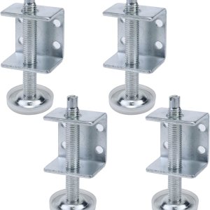 Antrader Paquete de 4 unidades, para mesa, silla, sofá, gabinete, ajustable, resistente, nivelador de patas para muebles, accesorio para muebles, Antrader Paquete de 4 unidades, para mesa, silla, sofá, gabinete, ajustable, resistente, nivelador de patas para muebles, accesorio para muebles,