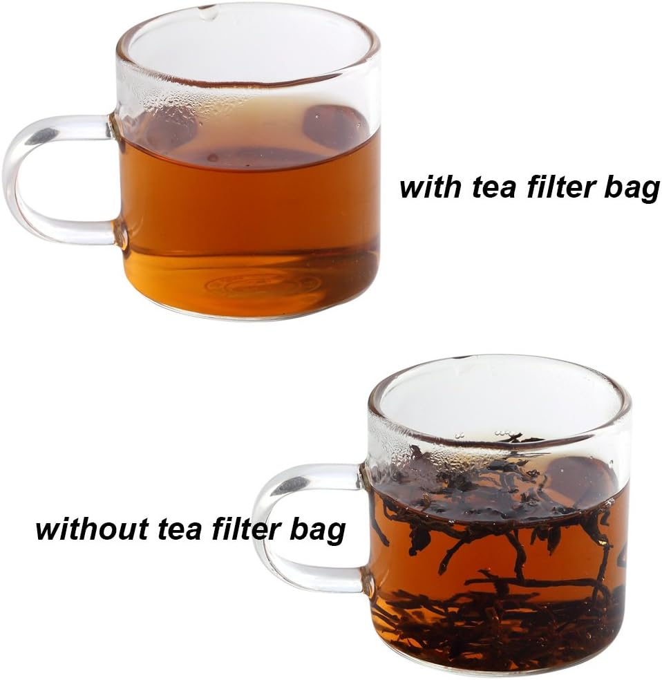 Paquete de 400 bolsas de filtro de té desechables con cordón, seguras y naturales, de papel sin blanquear, infusor de té, bolsa vacía con cordón