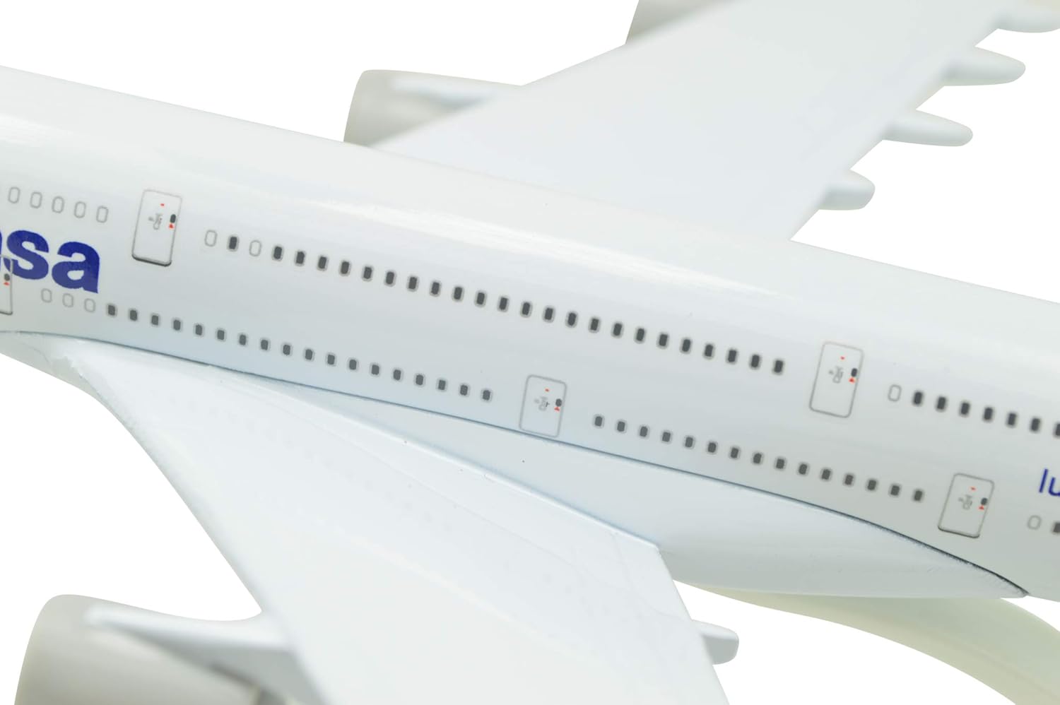 TANG DYNASTY (TM) 1400 Edición Estándar Airbus A380 Lufthansa Airlines Sin tren de aterrizaje Metal Avión Modelo Avión Modelo Avión de Juguete