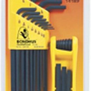 Bondhus Paquete adicional 14189, juego de llaves en L Balldriver #10937 (.050-38 pulgadas) y juego plegable hexagonal GorillaGrip #12589 (564-14 Bondhus Paquete adicional 14189, juego de llaves en L Balldriver #10937 (.050-38 pulgadas) y juego plegable hexagonal GorillaGrip #12589 (564-14