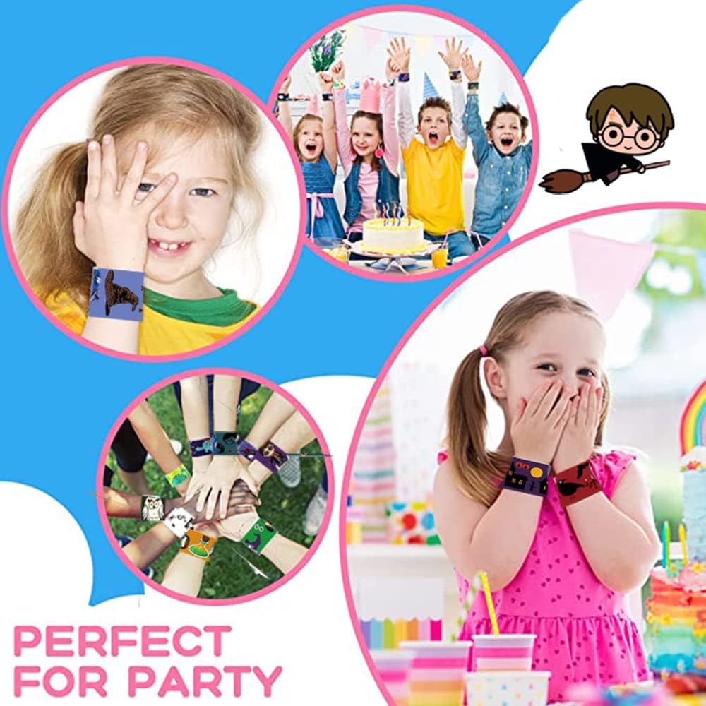 Allberll 50 pulseras de mago de Harry, regalos de fiesta, regalos de mago mágico, suministros de decoración de fiesta para niños, cumpleaños,
