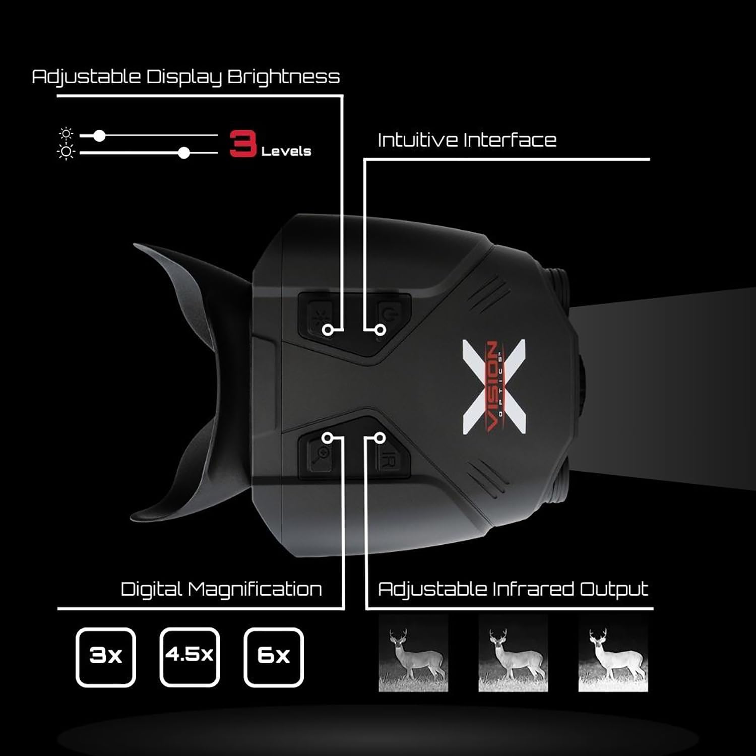 X-Vision Shadow 22 – Binoculares de visión nocturna – XANB22