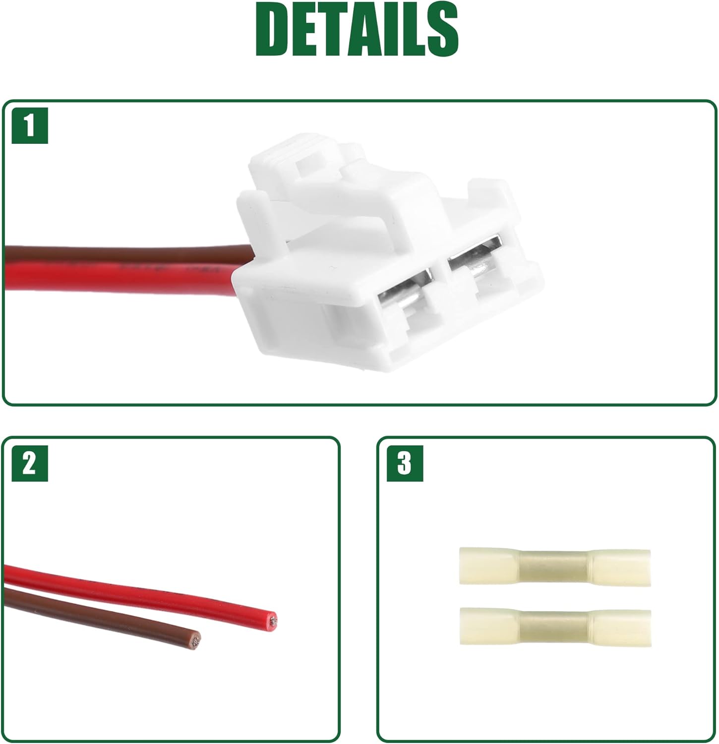 Motoforti Conector de resistencia del motor del ventilador de 6 pulgadas, kit de arnés de cable de enchufe del soplador, para Toyota Tacoma